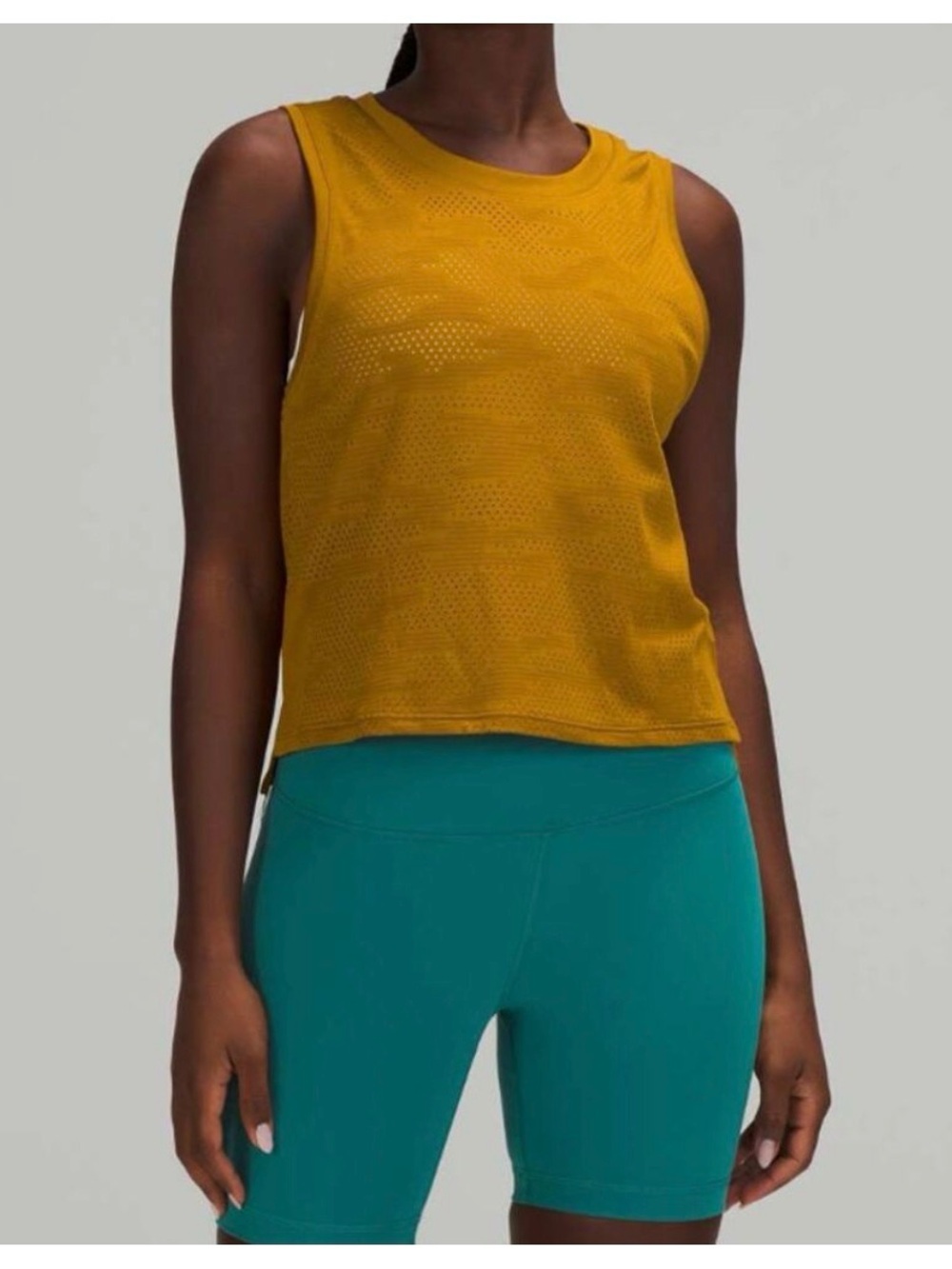 Lululemon Train to Be Tank Top *Camo Dot Camo Gold Spice
